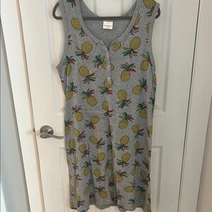 Hanna Anderson Sleep Dress with Pineapple Print